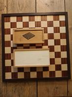 Schaak/dambord met schaakstukken en damschijven., Ophalen of Verzenden, Longfield., Longfield., Longfield.