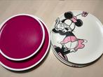 15 melamine borden roze en mini mouse ZAK design, Huis en Inrichting, Keuken | Servies, Overige materialen, Bord(en), Gebruikt