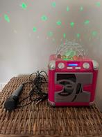 I Dance cube BC5-L Roze met microfoon, Audio, Tv en Foto, Karaoke-apparatuur, Luidspreker(s), Zo goed als nieuw, Ophalen