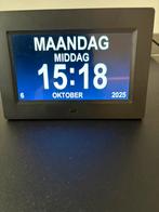 Seniorenklok +video player en fotolijst, Ophalen of Verzenden, Zo goed als nieuw