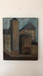 Olieverf schilderij, Antiek en Kunst, Kunst | Schilderijen | Abstract, Ophalen of Verzenden