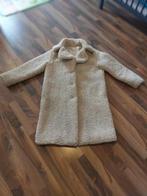 Beige lange Teddy jas van Mango, Maat XS, Kleding | Dames, Jassen | Winter, Ophalen of Verzenden, Gedragen, Maat 34 (XS) of kleiner