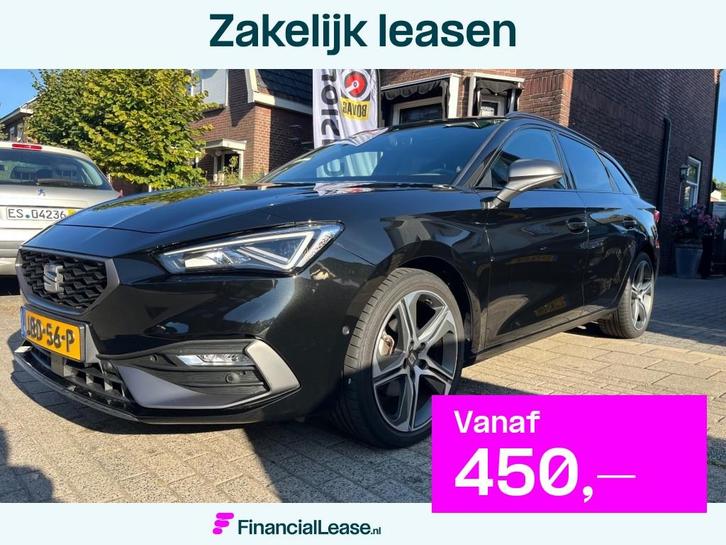 SEAT Leon 1.5 TSI FR Leon Sportstourer, Auto's, Seat, Bedrijf, Lease, Financial lease, Leon, ABS, Achteruitrijcamera, Adaptive Cruise Control