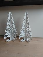 2 maal Brocante Houten Kerstboom, Ophalen of Verzenden