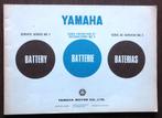 Originele Yamaha Service Series No. 3 / Battery - 1970, Verzenden, Yamaha