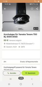 Snelgas voor Tenere 700, Ophalen