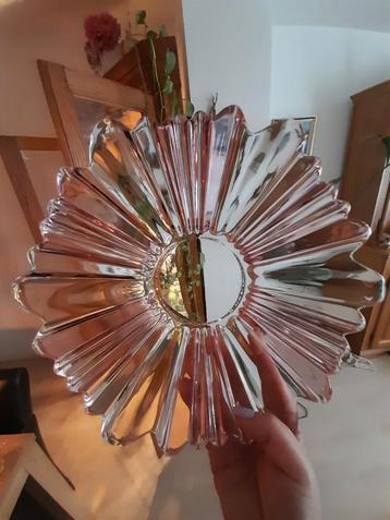 Murano kristallen Fruitschaal met roze accenten - 31cm beschikbaar voor biedingen