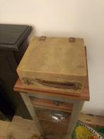 Vintage Opbergkoffer voor Vinyl Singles / Harmonica, Ophalen of Verzenden