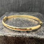 14 karaats gouden slavenarmband nieuw italy, Sieraden, Tassen en Uiterlijk, Armbanden, Ophalen of Verzenden, Zo goed als nieuw