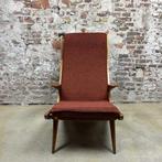 Vintage fauteuil, Huis en Inrichting, Fauteuils, Hout, 75 tot 100 cm, Ophalen of Verzenden, 75 tot 100 cm