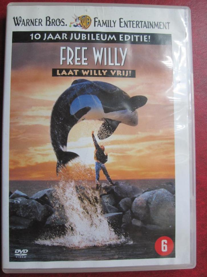 Free Willy - Laat Willy vrij (1993), Cd's en Dvd's, Dvd's | Kinderen en Jeugd, Zo goed als nieuw, Film, Avontuur, Vanaf 6 jaar