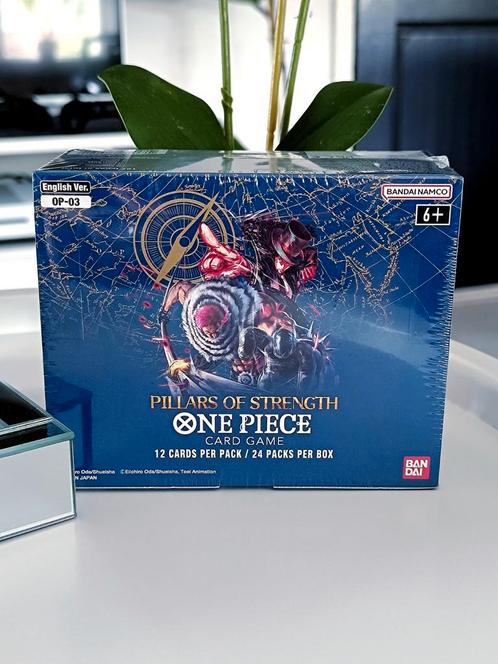 One Piece Pillars Of Strength Sealed Booster Box, Hobby en Vrije tijd, Verzamelkaartspellen | Pokémon, Nieuw, Boosterbox, Foil