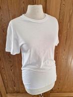 Âme Antwerp wit t-shirt hoge boord mt S zgan, Kleding | Dames, Wit, Ophalen of Verzenden, Zo goed als nieuw, Korte mouw