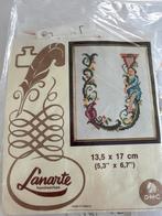 Lanarte Borduurpakket - Letter U - Nieuw, Hobby en Vrije tijd, Borduren en Borduurmachines, Ophalen of Verzenden, Nieuw, Handborduren