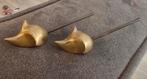 Vintage Messing Muisjes - Set van 2, Ophalen of Verzenden, Koper