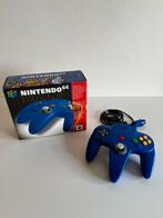 Nintendo N64 controller blauw blue incl. mint doos box, Spelcomputers en Games, Met 1 controller, Ophalen of Verzenden, Zo goed als nieuw