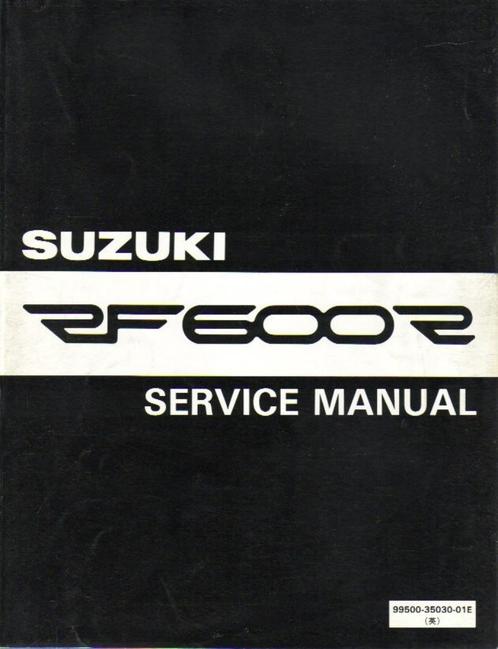 Suzuki RF600 R service manual (4755z), Motoren, Handleidingen en Instructieboekjes, Suzuki, Ophalen of Verzenden