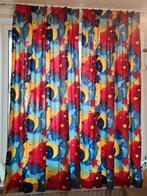 Gordijnen set, maan/ster/wolken. H.1.95 mtr. Als nieuw!, Nieuw, Ophalen of Verzenden, 150 tot 200 cm, Overige kleuren