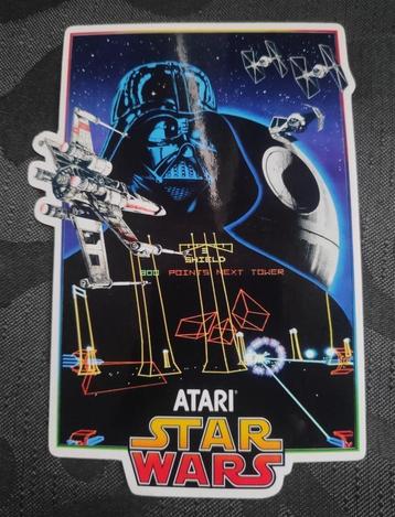 STAR WARS ATARI Retro arcade game bartop Sticker beschikbaar voor biedingen