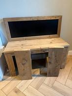 Steigerhout speeltafel met stoeltjes, Ophalen, Zo goed als nieuw, Tafel(s) en Stoel(en)