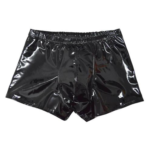 Zwarte glimmende lak boxer / boxershort wetlook leren heren, Kleding | Heren, Ondergoed, Boxer, Zwart, Verzenden