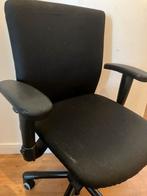 Desk chair black adjustable - bureaustoel, Ergonomisch, Gebruikt, Bureaustoel, Zwart