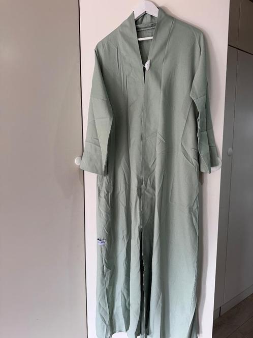 Mintgroene abaya, Kleding | Dames, Gelegenheidskleding, Nieuw, Overige typen, Maat 36 (S), Groen, Verzenden