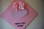 geboortebord hoera een jongen of meisje, Ophalen, Nieuw