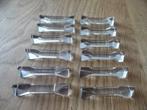 brocante 12 glazen oude messenleggers van 9 cm in topstaat., Antiek en Kunst, Ophalen of Verzenden