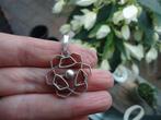 mooie aparte echt zilveren 3d hanger cubistisch  gemerkt AD, Overige voorstellingen, Ophalen of Verzenden, Zo goed als nieuw, Zilver