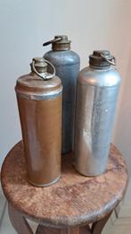 3 Ouderwetse Metalen Kruiken - Antiek, Ophalen