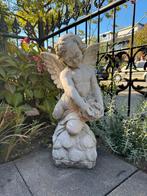 Mooi engelen beeld van gips, Tuin en Terras, Tuinbeelden, Ophalen, Zo goed als nieuw, Overige materialen, Engelenbeeld