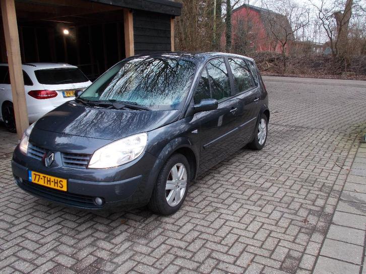 Renault Scénic 1.6 16V 82KW 2006 Grijs, Auto's, Renault, Particulier, Scénic, ABS, Airbags, Airconditioning, Alarm, Cruise Control