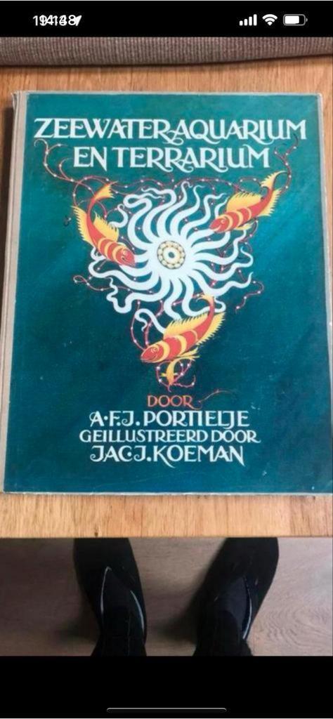 Zee Aquarium en Terrarium - A.F.J. Portielje, Boeken, Prentenboeken en Plaatjesalbums, Zo goed als nieuw, Prentenboek, Ophalen of Verzenden
