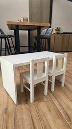 Teken knutsel tafel kinderen en 2 stoeltjes. Gebruikt., Ophalen of Verzenden