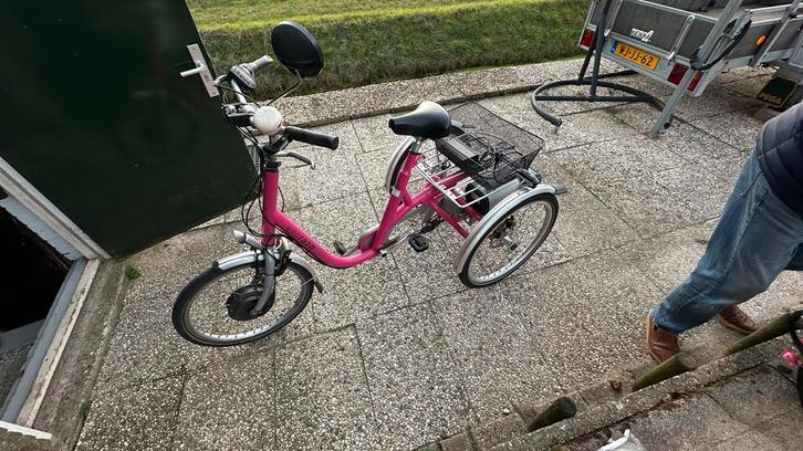 Elektrische Wielfiets - Driewieler, Fietsen en Brommers, Fietsaccessoires | Fietsaccu's, Gebruikt, Ophalen