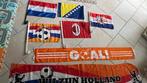 Voetbal vlaggetjes, autovlaggetjes, zwaaivlaggetjes nederlan, Ophalen of Verzenden, Gebruikt