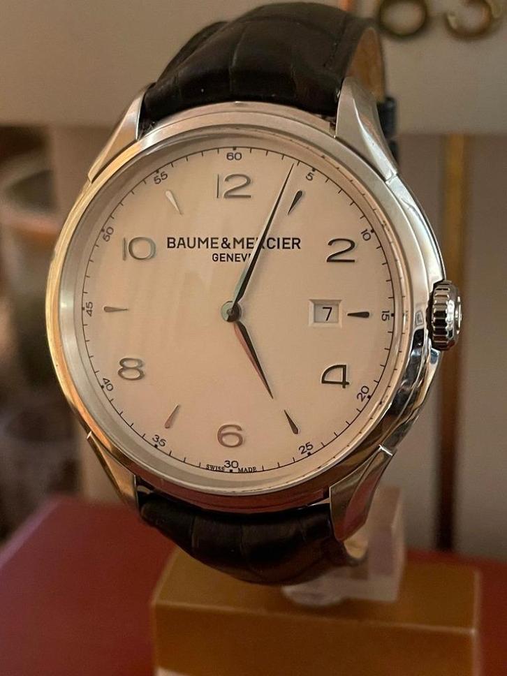 Baume Mercier Clifton 45mm heren horloge absolute nieuwstaat, Sieraden, Tassen en Uiterlijk, Horloges | Heren, Zo goed als nieuw