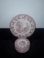 Wedgwood engels rood 10pers gebakstel Woodland, Verzenden