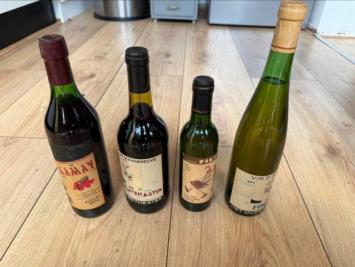 Joost Swarte design wijnflessen uniek, Verzamelen, Wijnen, Nieuw, Rode wijn, Frankrijk, Ophalen