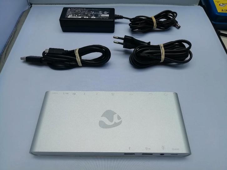 Nedis octb64991al02 USB Docking Station, Computers en Software, Dockingstations, Gebruikt, USB-hub, Harde schijf, Laptop, Tablet