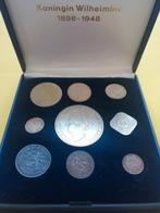 De munten van Koningin Wilhelmina 1898-1948 in cassette, Verzenden, Koningin Wilhelmina, Zilver