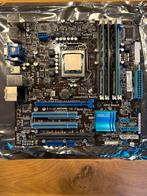 ASUS moederbord, Intel i7-2600 CPU, 3xDDR3-4GB, GTX 1050 2GB, Computers en Software, Moederborden, Ophalen, Gebruikt, DDR3, Micro-ATX