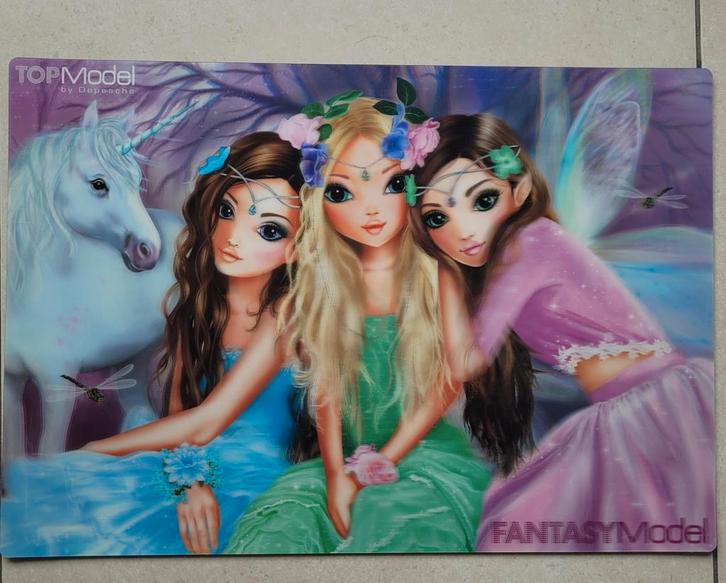 TopModel FantasyModel bureaulegger 40x60, Kinderen en Baby's, Speelgoed | Overig, Zo goed als nieuw, Meisje, Ophalen of Verzenden