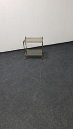 Vintage retro messing en glas trolley, Verzamelen, Retro, Verzenden, Huis en Inrichting