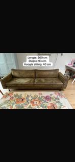 Eco leren bank groen, Ophalen of Verzenden, Zo goed als nieuw