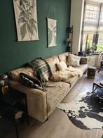 Grote Taupe kleurige bank, Huis en Inrichting, Banken | Bankstellen, Ophalen, 250 tot 300 cm, Gebruikt, Driepersoons