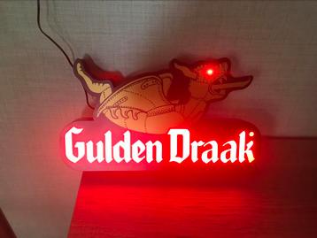 Gulden Draak bier LED lichtreclame beschikbaar voor biedingen