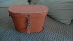 Vintage Verrekijker met Lederen Tas, Ophalen, Gebruikt, Porro (met knik), Met hoes of tas