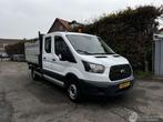 Ford Transit 310 2.0 TDCI L2H1 DC KIPPER! 7P (bj 2019), Auto diversen, Schadeauto's, Overige carrosserieën, Wit, Ford, Handgeschakeld
